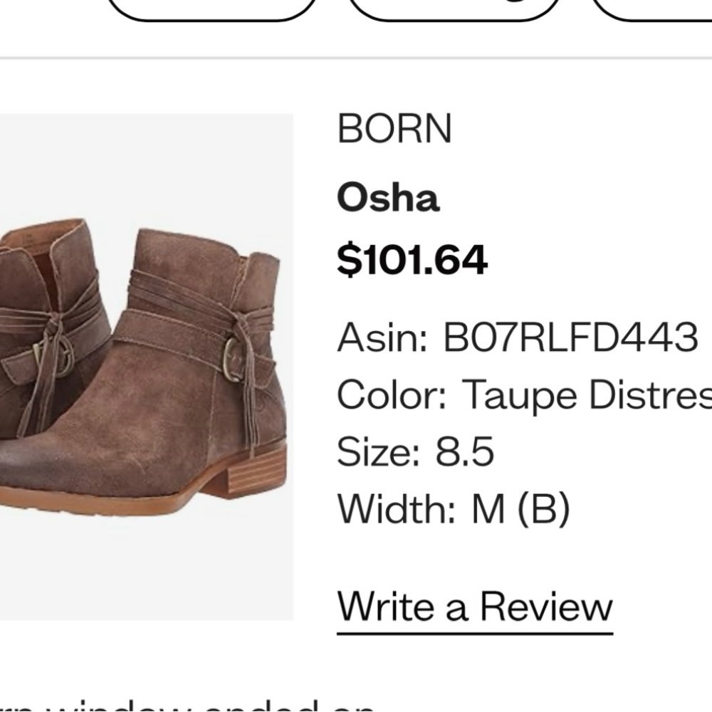 Born ankle boots